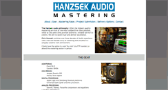 Desktop Screenshot of hanzsekav.com